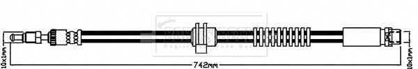 BORG & BECK stabdžių žarnelė BBH8322